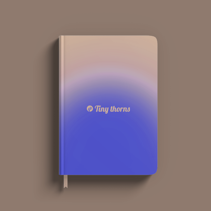 Tiny Thorns Notebook - Sunset